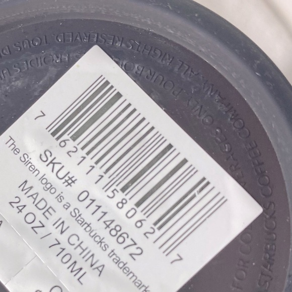 Starbucks 2024 Winter Purple Blossom Floral Soft Touch Tumbler with Straw - Picture 11 of 13